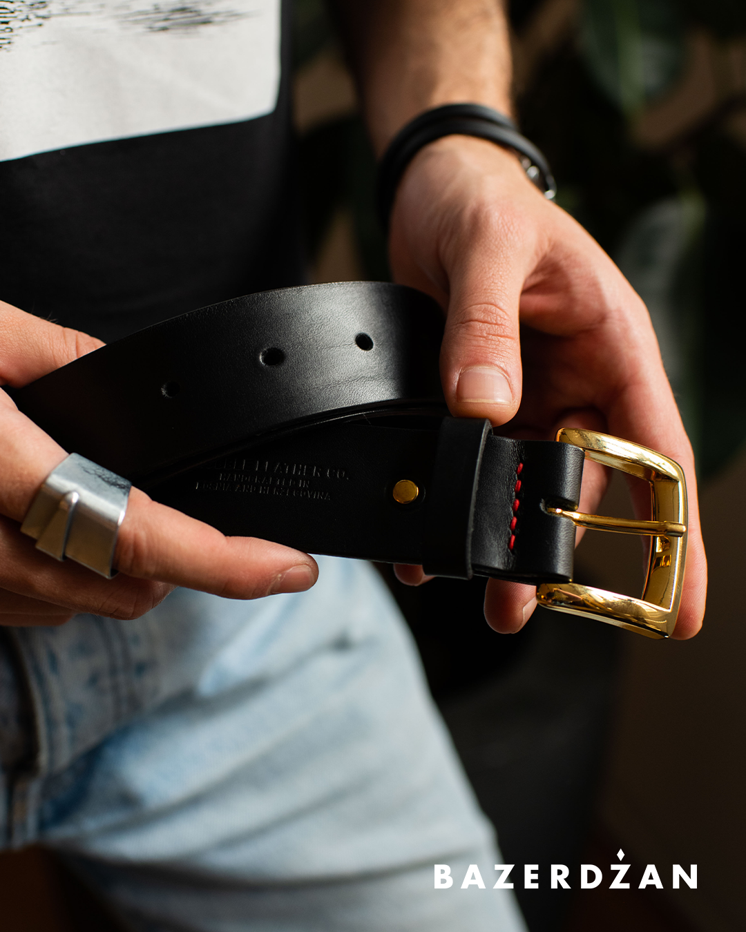 Leather Belt - For Men by Grubble