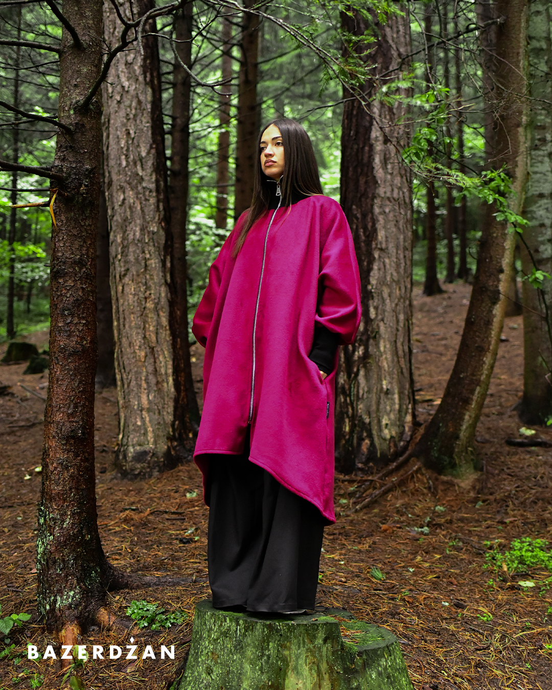 Swan Jacket Burgundy
