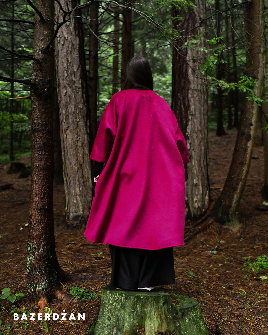 Swan Jacket Burgundy