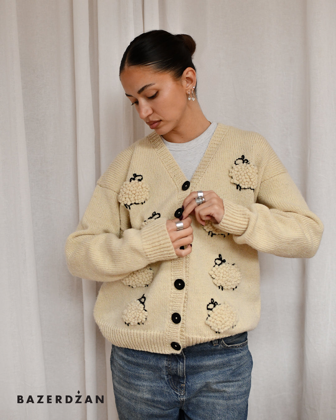 Woolen Sheep Caridgan