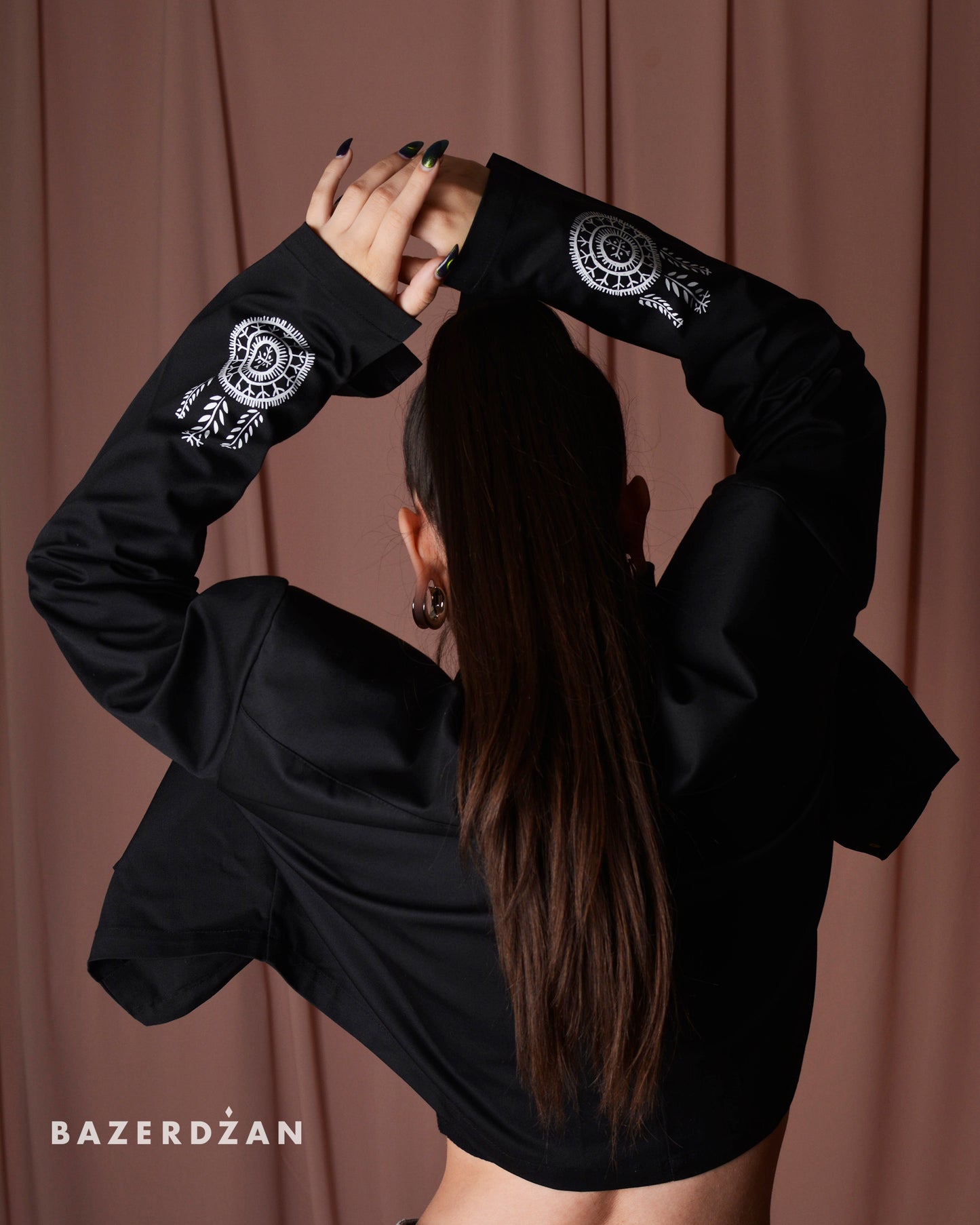Jacket With Traditional Bosnian Tattoos by Bazerdzan x Ina Čano