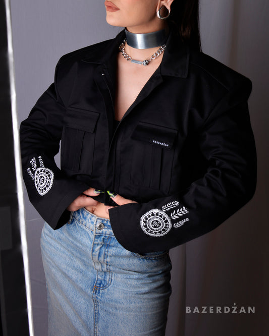 Jacket With Traditional Bosnian Tattoos by Bazerdzan x Ina Čano