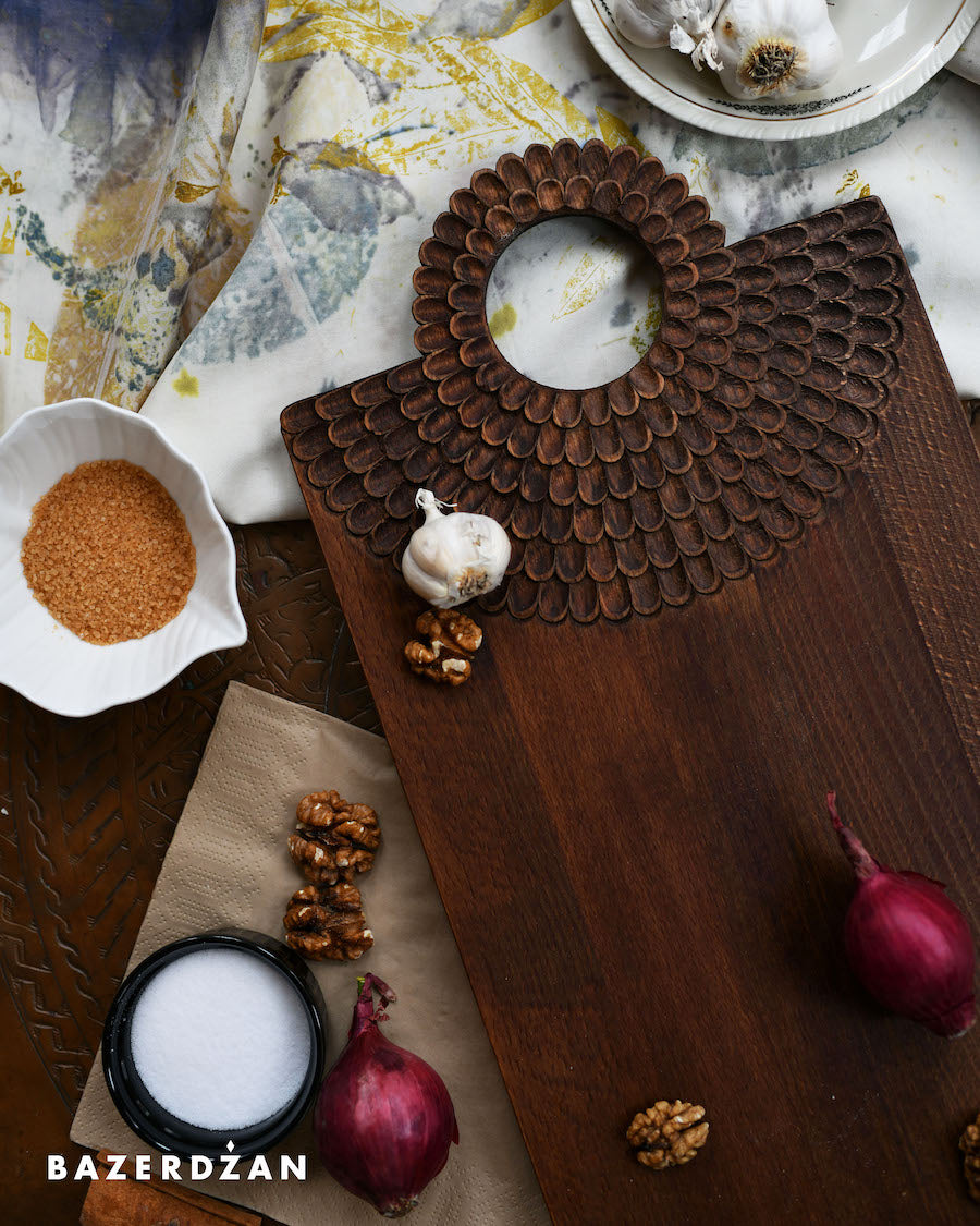 Hand Carved Wooden Board Magrib by Civilisation