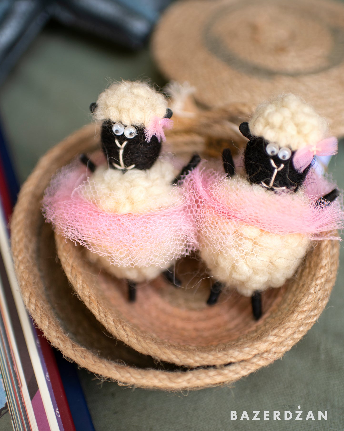 Aska the sheep pendant-Inspired by the fable Aska and the Wolf by Ivo Andrić