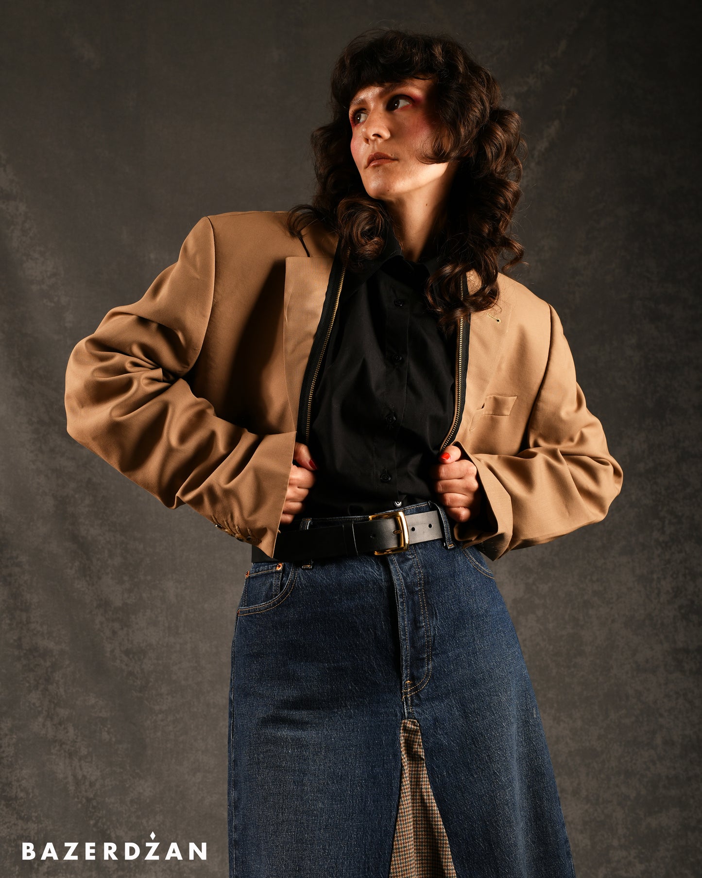 Thrift Flip Crop Blazer