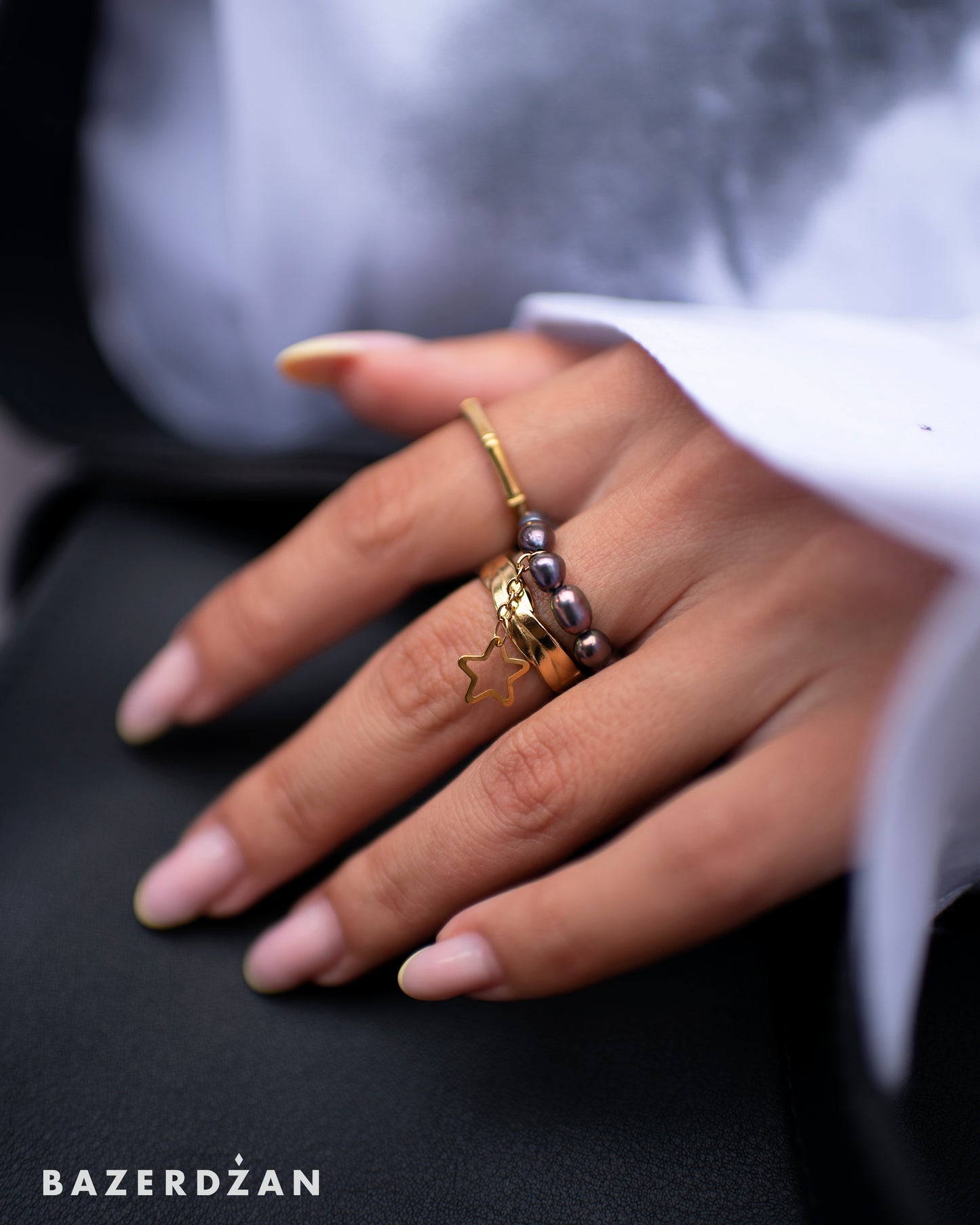 Twin rings by Nayda Jewelry x Bazerdzan