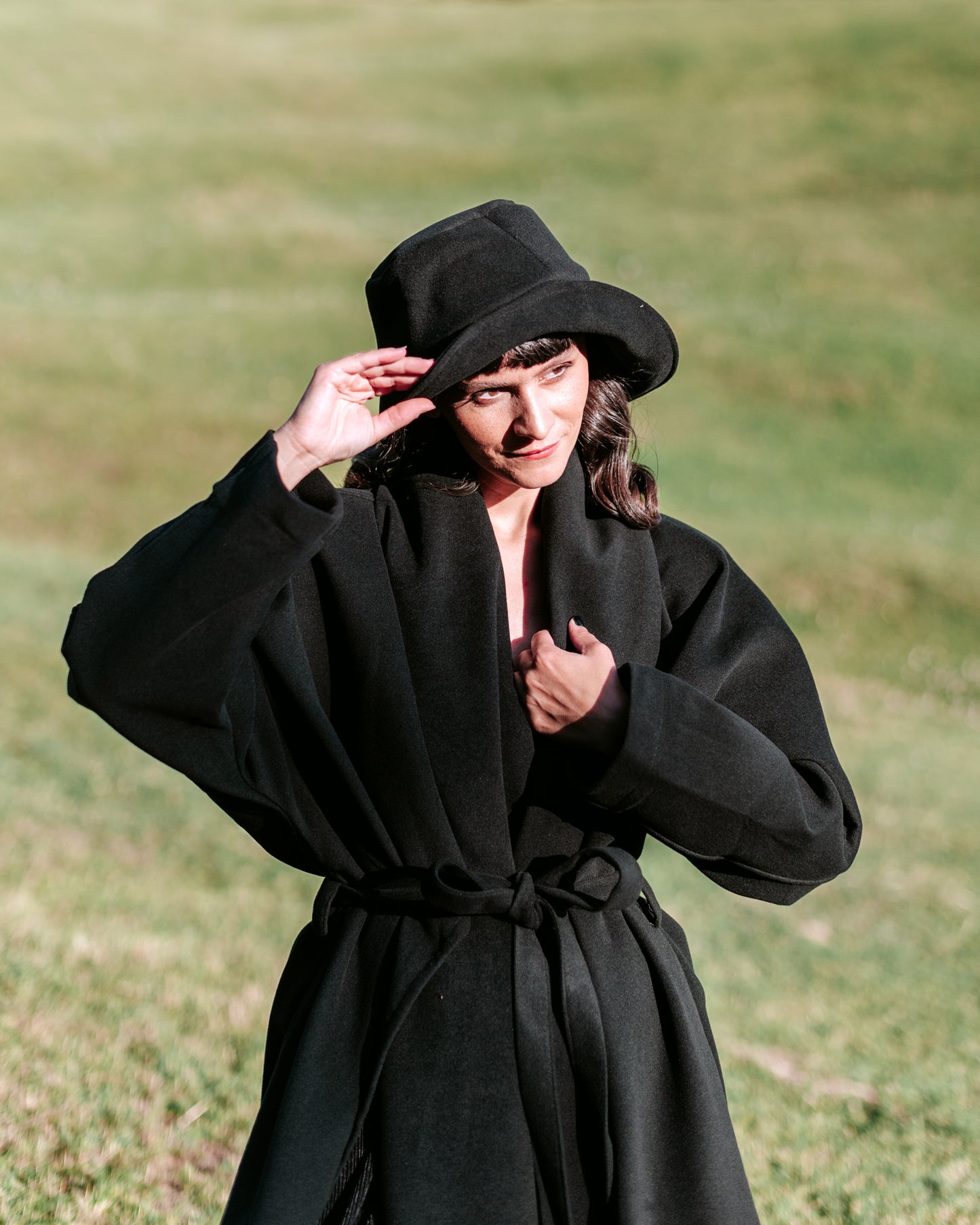 Cashmere Coat - Black by Bazerdzan Wear