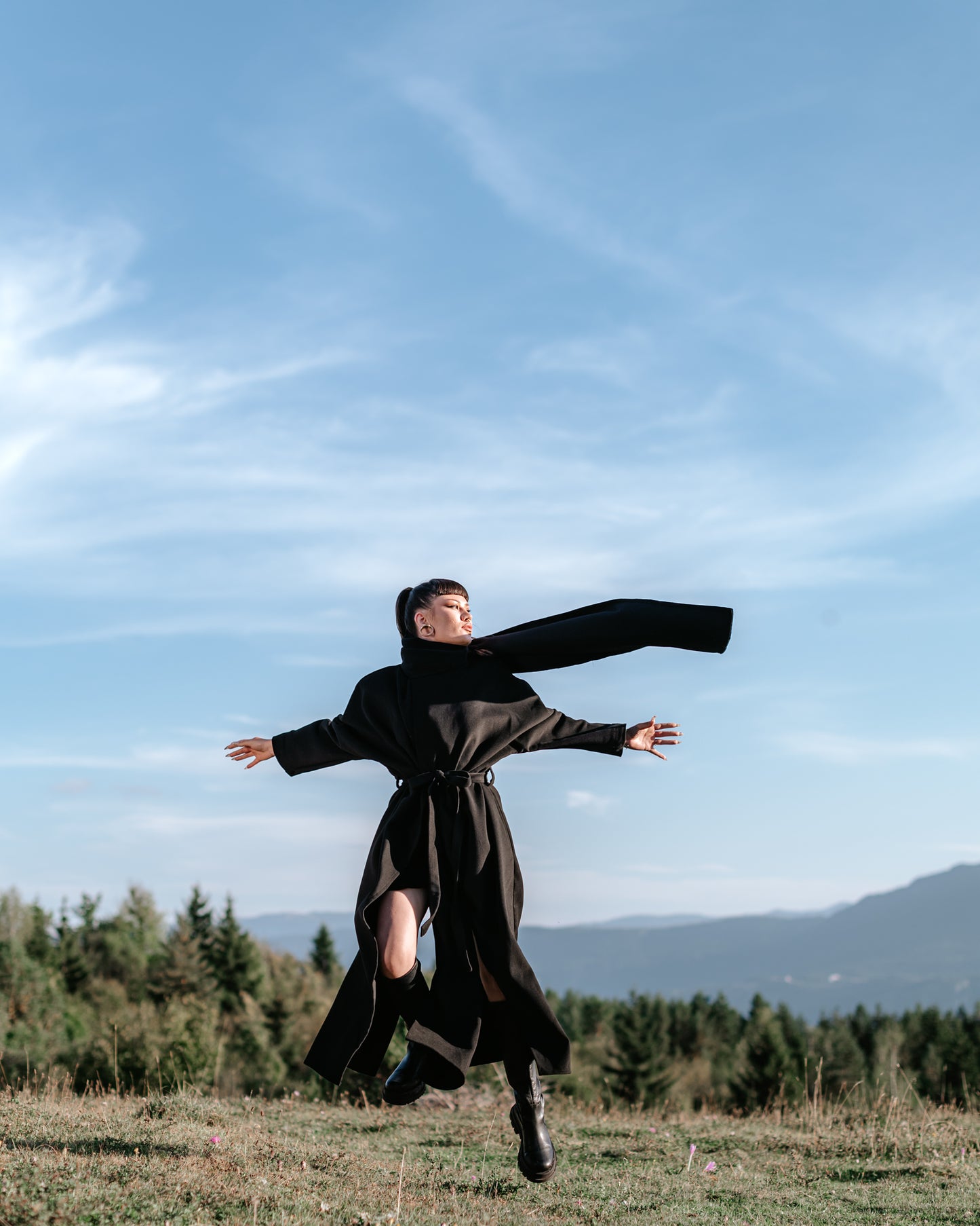 Cashmere Coat - Black by Bazerdzan Wear