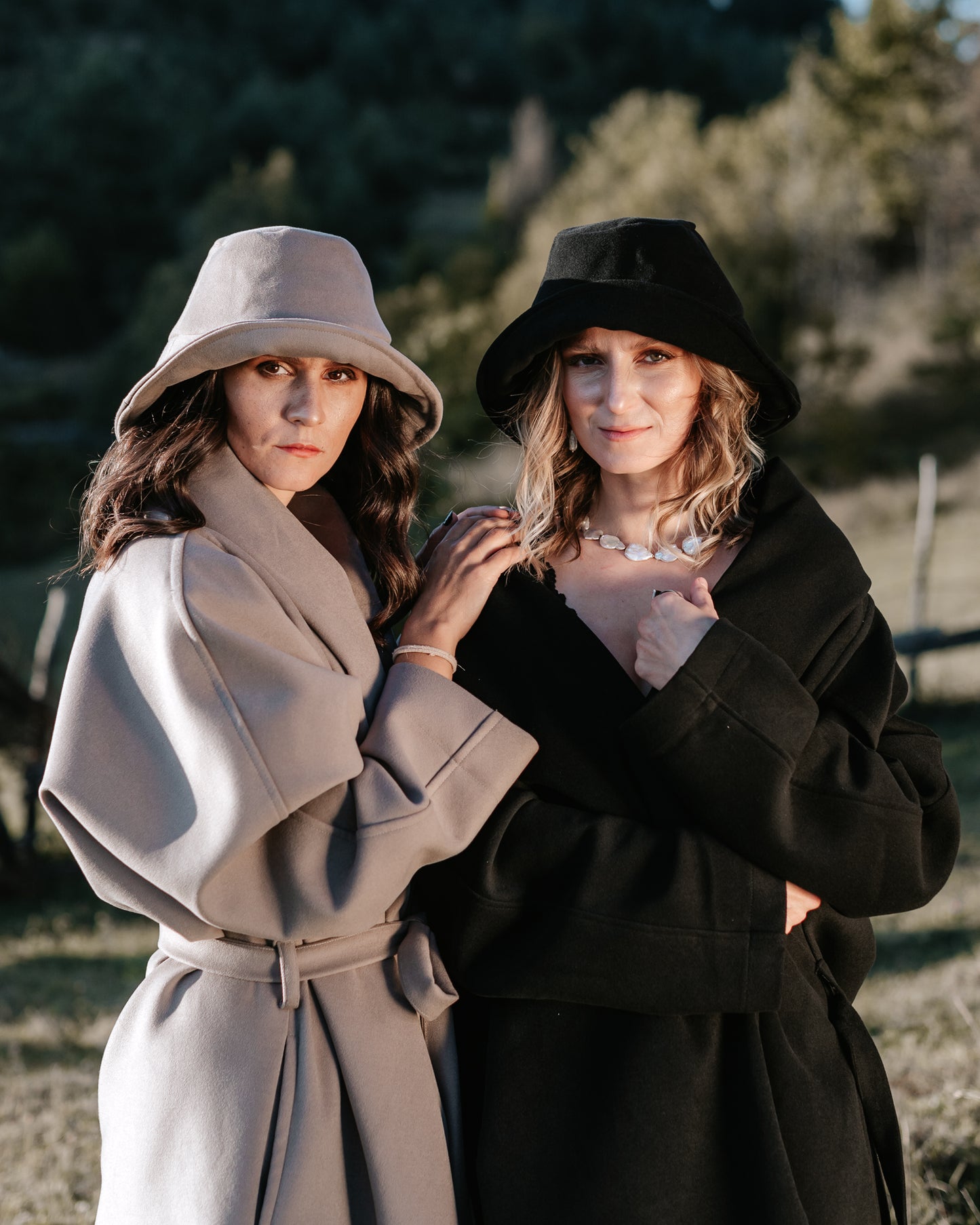 Cashmere Coat - Almond Frost by Bazerdzan Wear