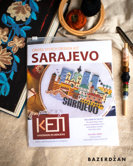 Cross Stitch Design Kit - Sarajevo