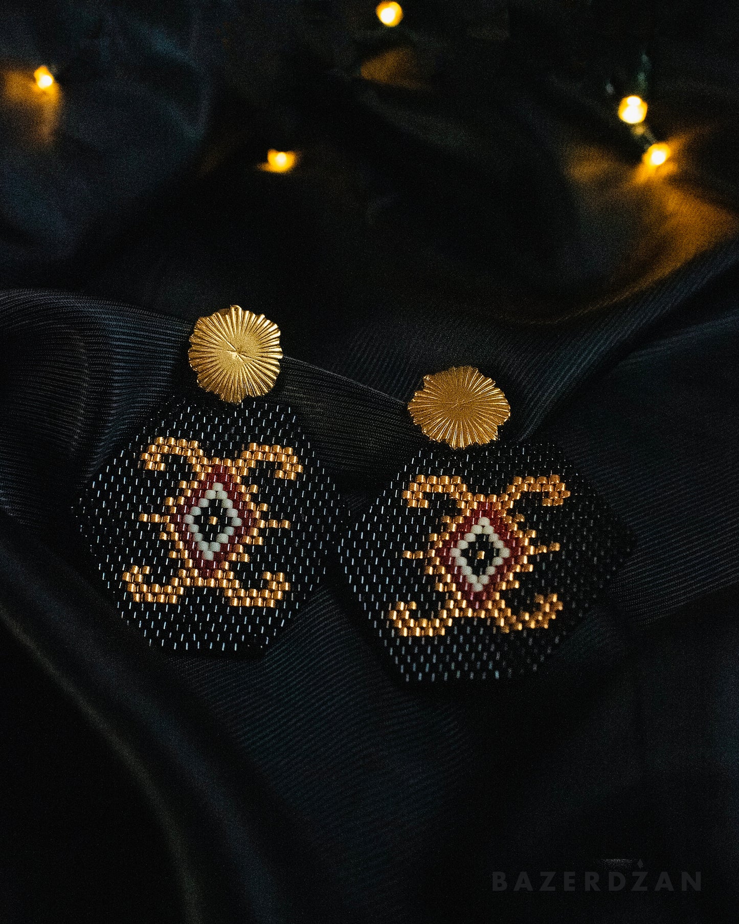 Bosnian kilim earrings
