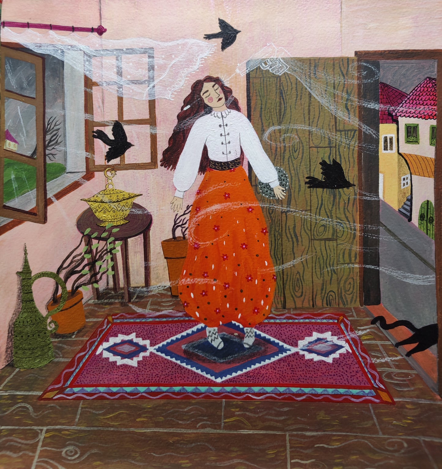 ”Promaha" ilustration by Dalila Manso
