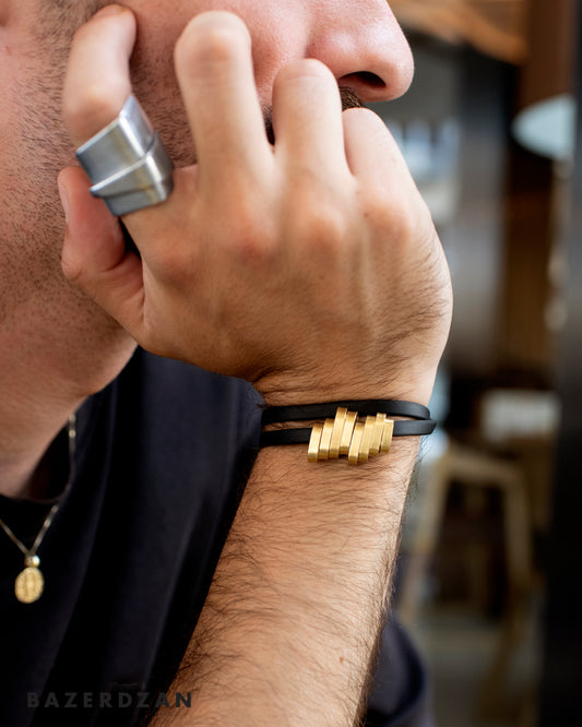 VIA CAOUTCHOUC MEN'S BRACELET-by Werkstatt - Bazerdzan