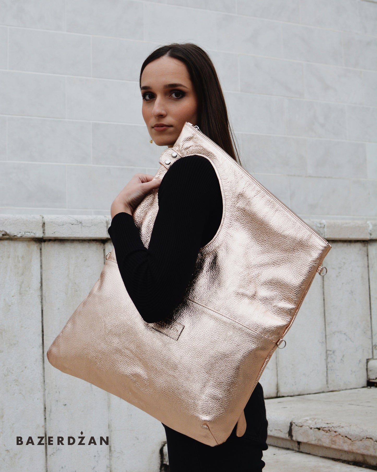 Baklava Bag, leather (different colors) - Bazerdzan