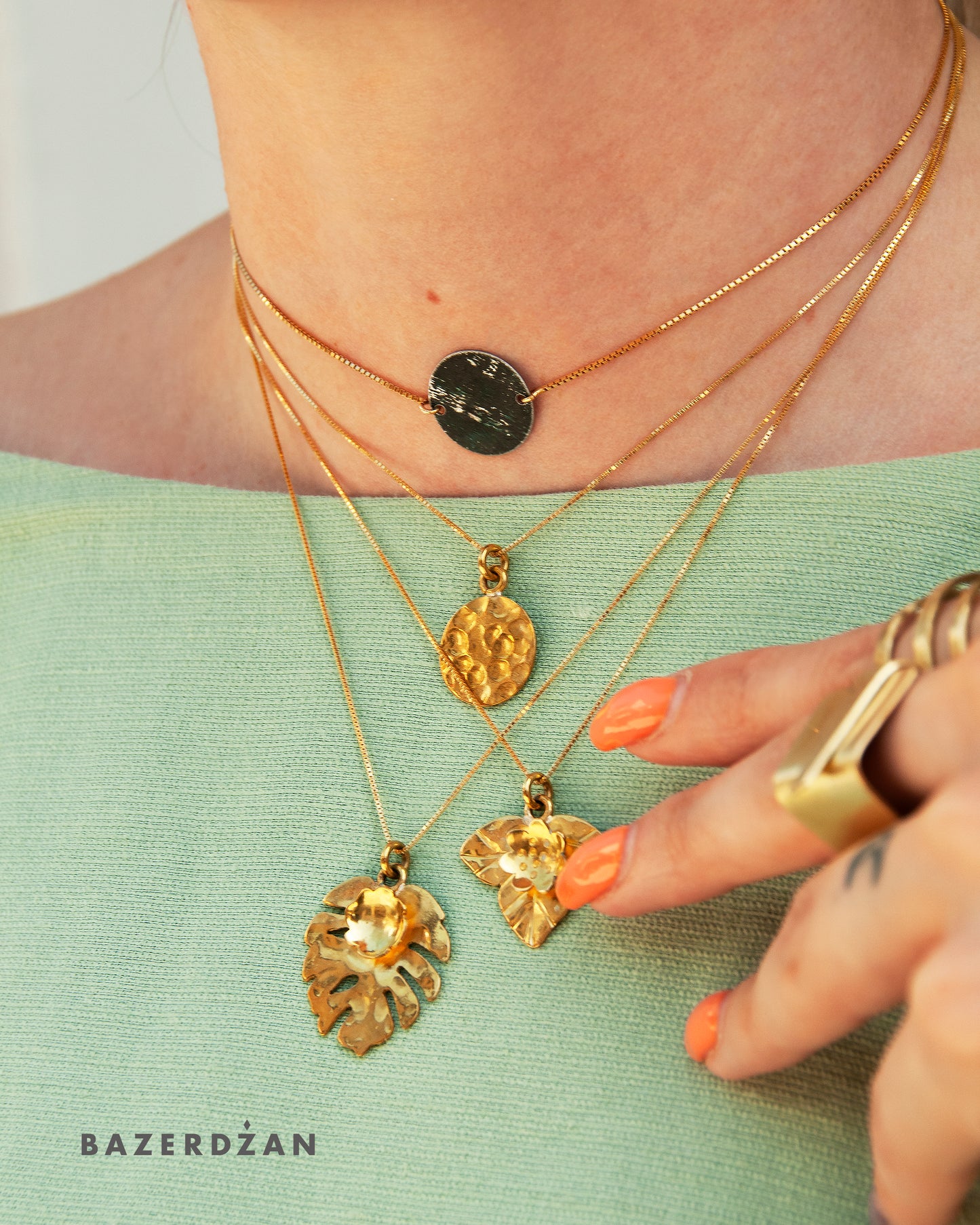 "Hepatica Nobilis" Necklace by Nataša Rubis