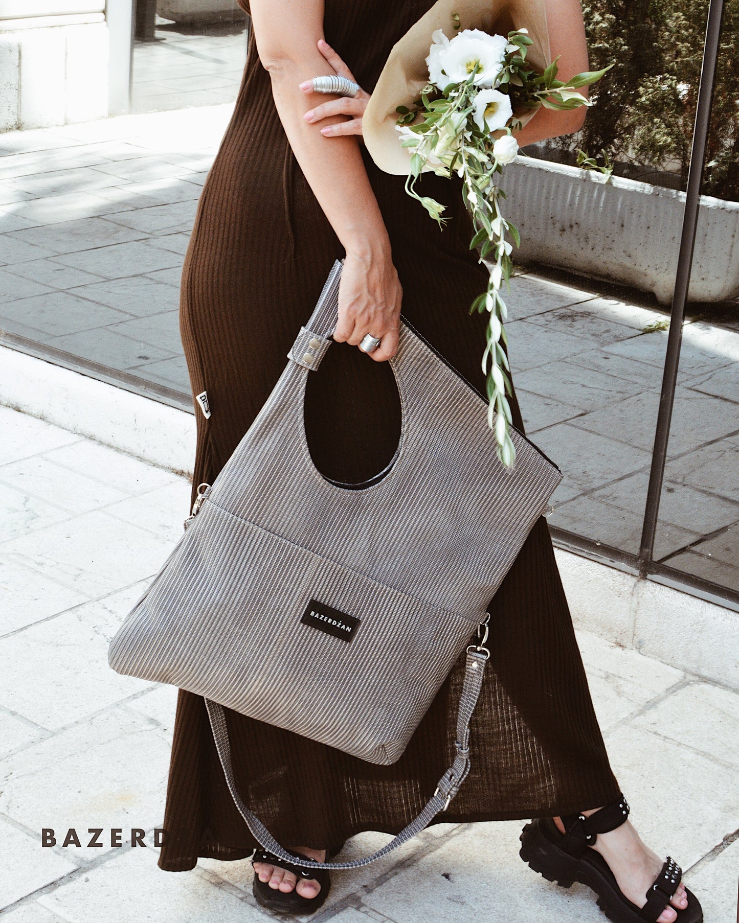 Leather Baklava Bag - Bazerdzan