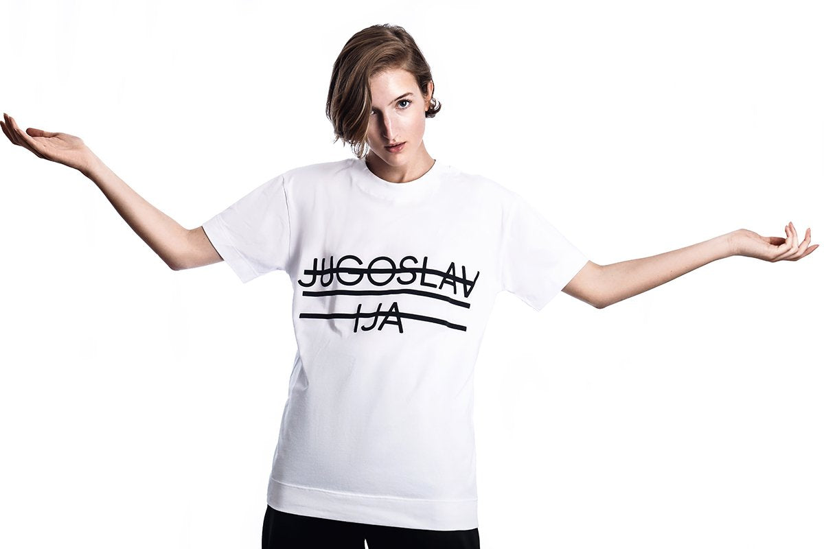 Jugoslavija T-Shirt (Material: 100% Organic Cotton), by Marko Feher - Bazerdzan