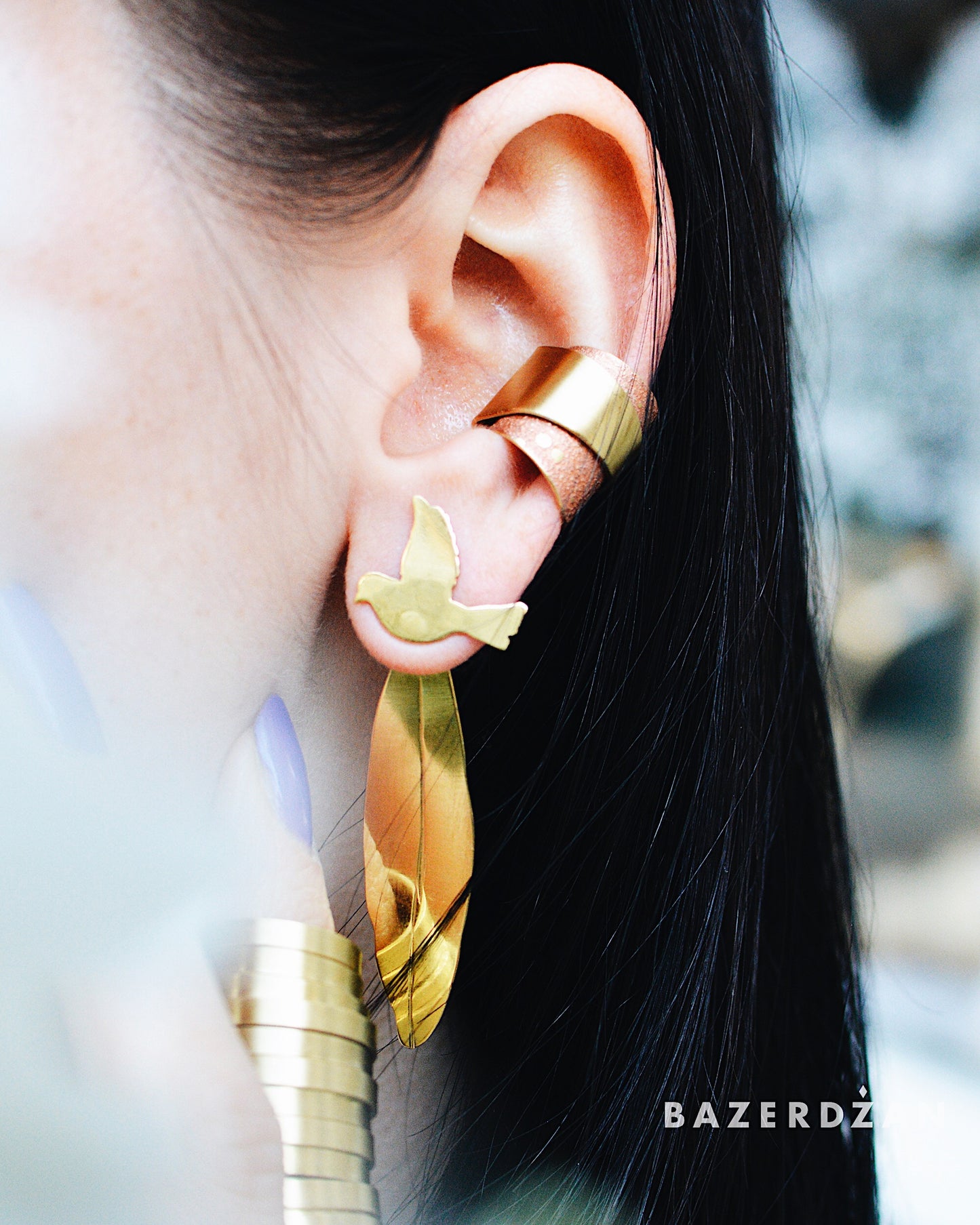 "The Dove of Peace" Handmade Earrings by Natasha Rubis