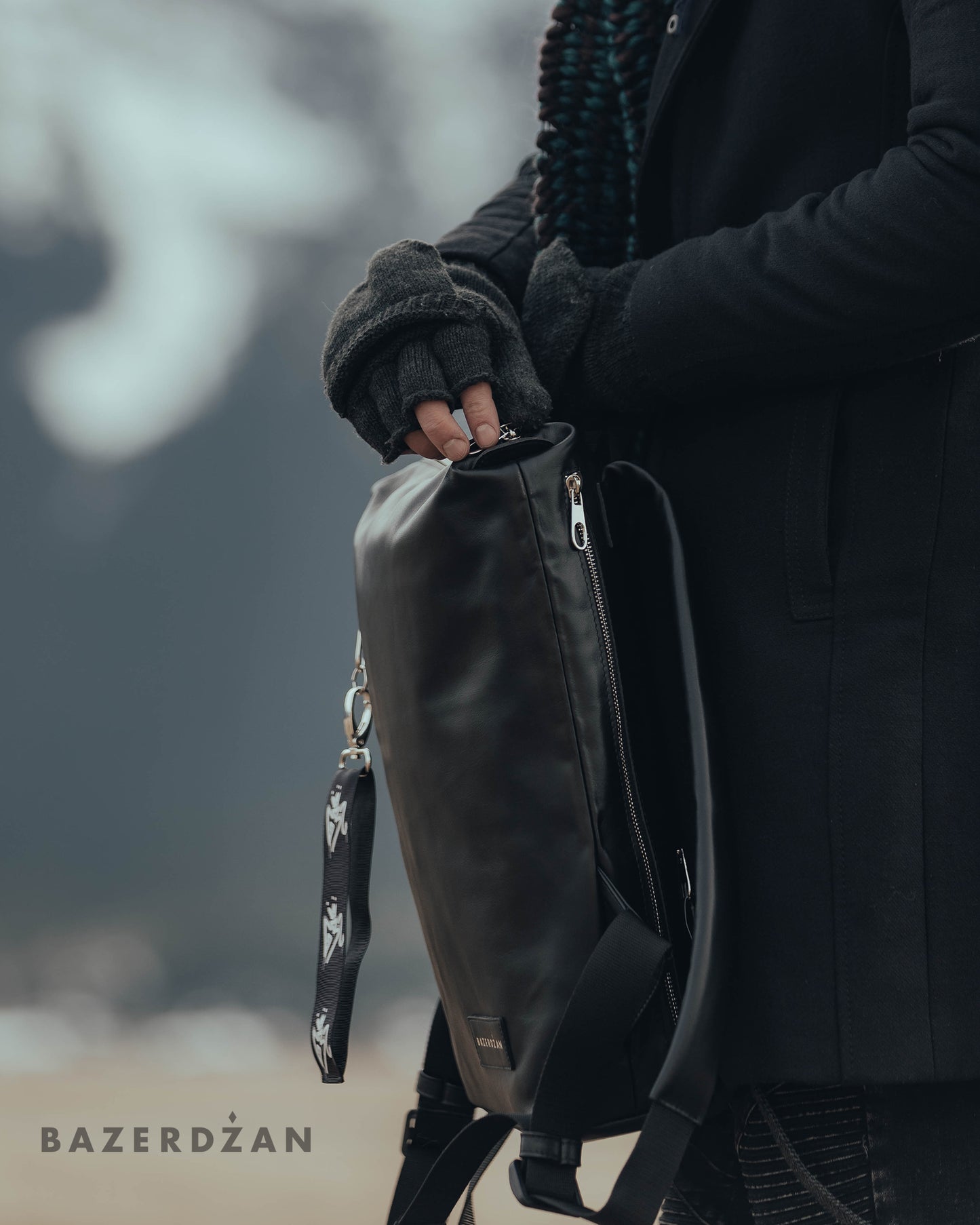 Leather Backpack For Men by Bazerdzan