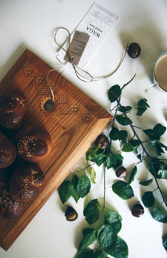 Cutting Board - Samsara (Material: Walnut) - Bazerdzan