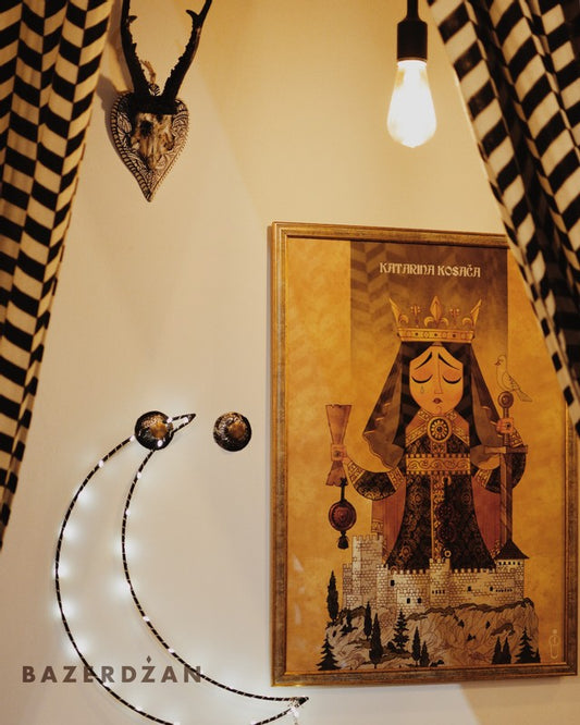 Poster "Kings and Queens of Bosnia", Emir Durmišević - Bazerdzan