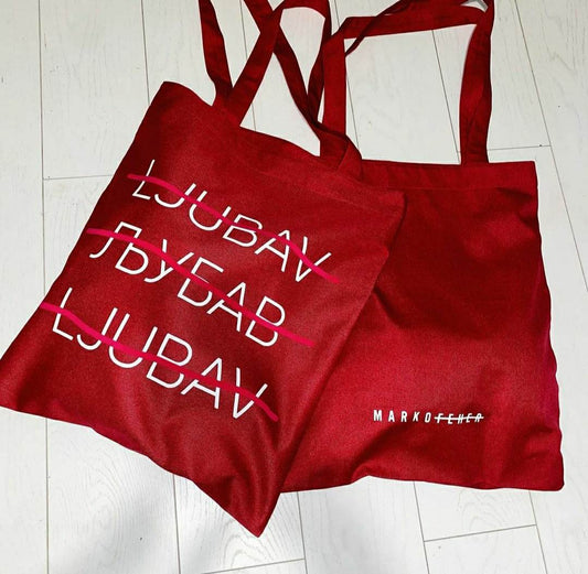 Unisex Tote Bag Ljubav by Marko Feher
