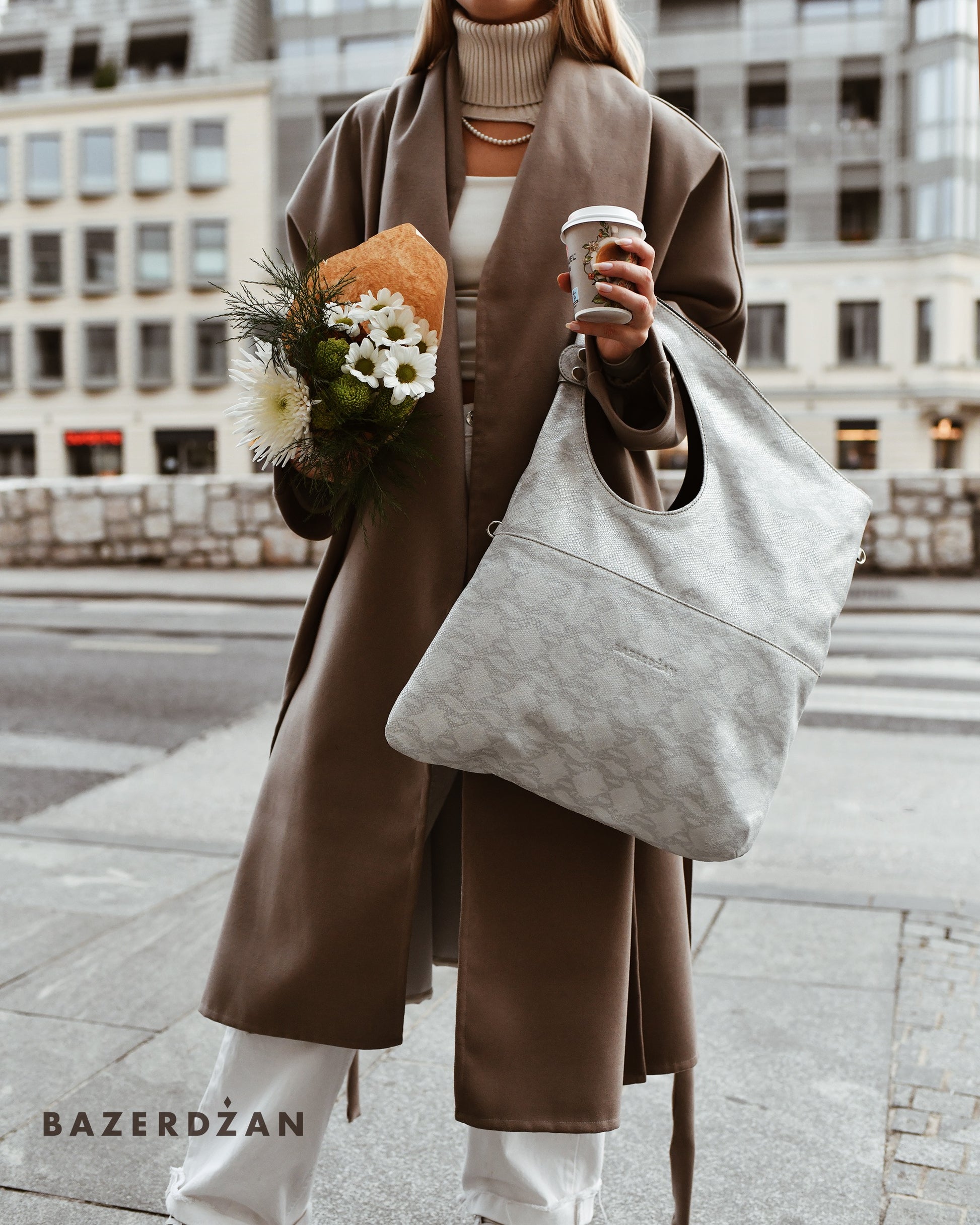 Leather Baklava Bag by Bazerdzan Wear - Bazerdzan