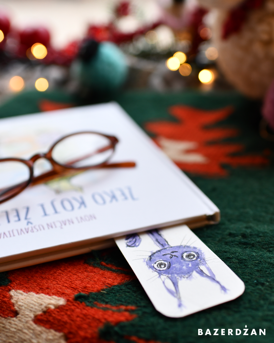 Hand-painted bookmarks for children