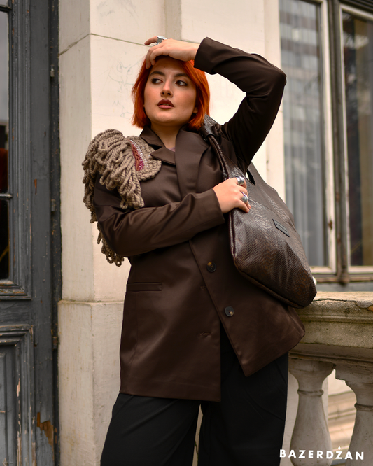 Chocolate Brown Blazer