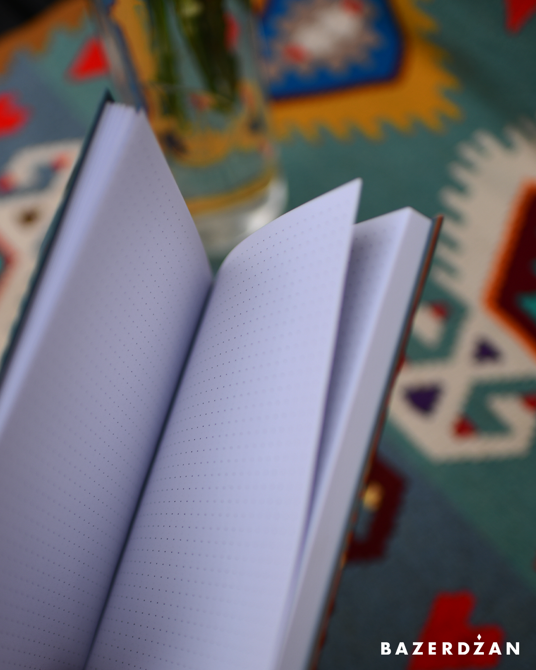 Notebook inspired by Bosnian kilim