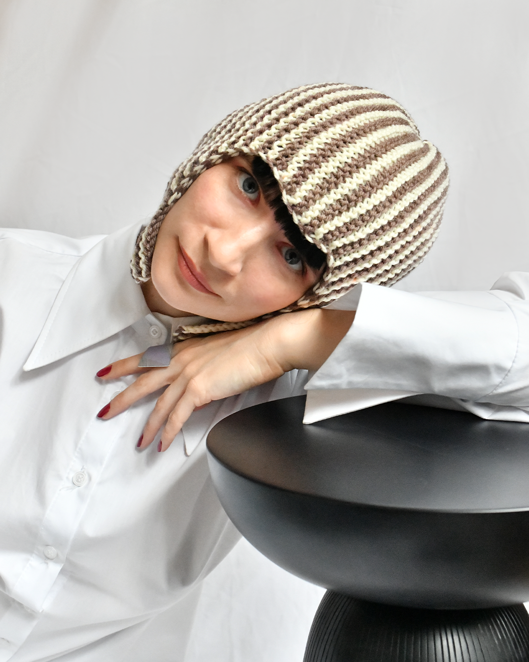 Hat Amelia - Merino Wool  by Stribor