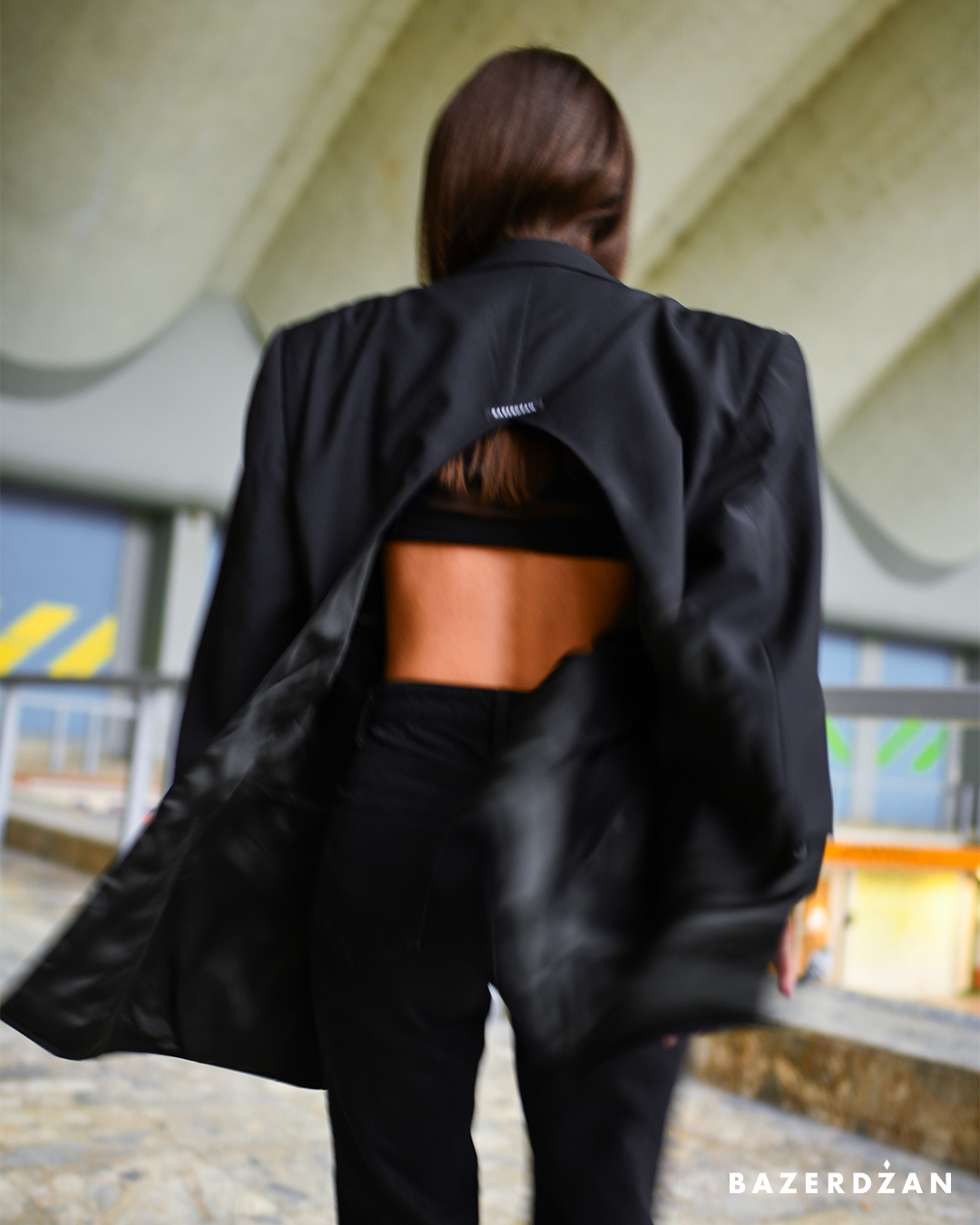 Backless Thrift Flip Blazer