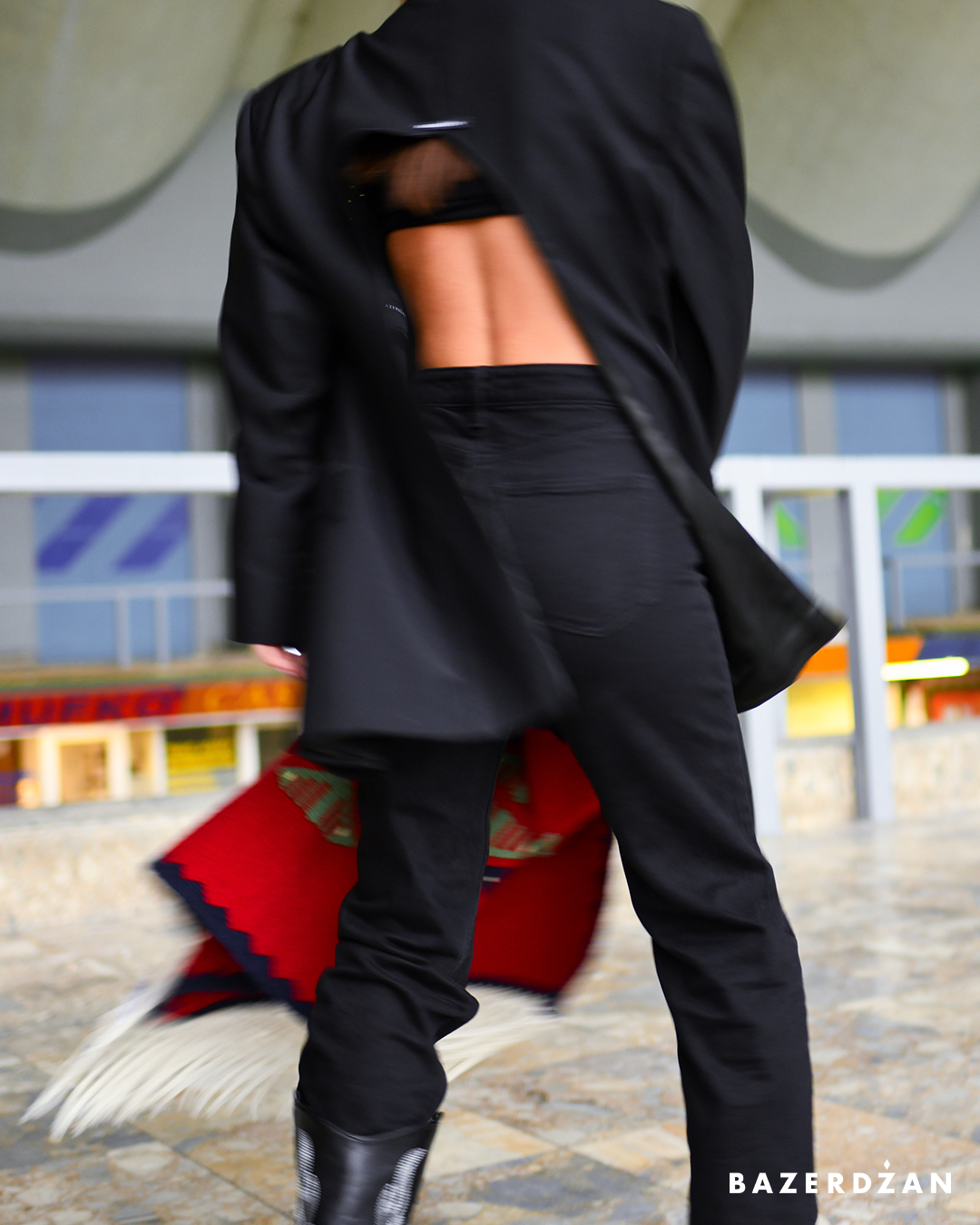 Backless Thrift Flip Blazer