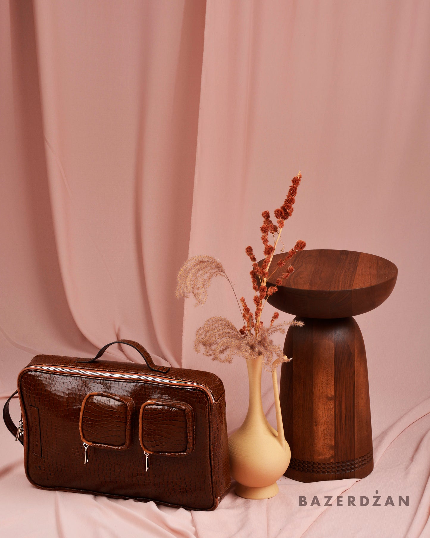 Unisex Leather Backpack/Bag Radiance - Brown by Bazerdzan