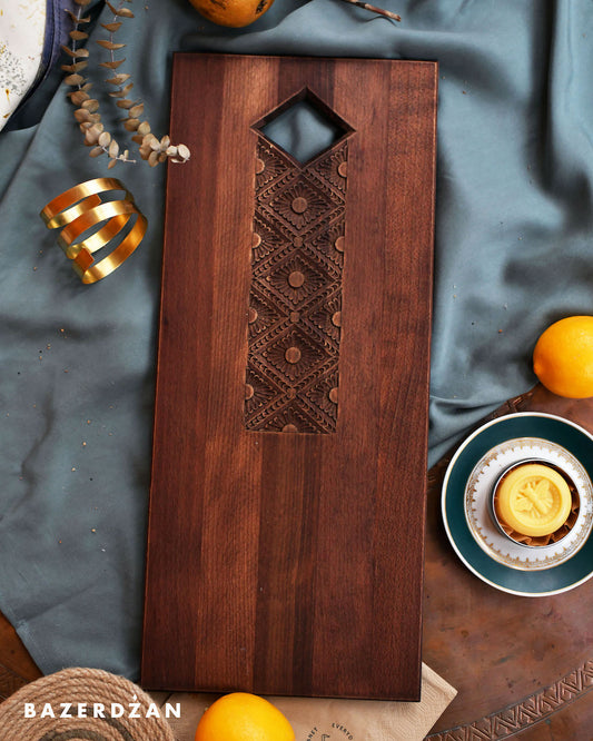 Hand Carved Wooden Board Elmas