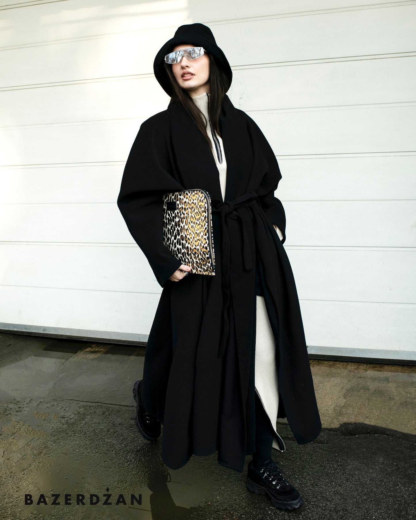 Cashmere Coat - Black by Bazerdzan Wear