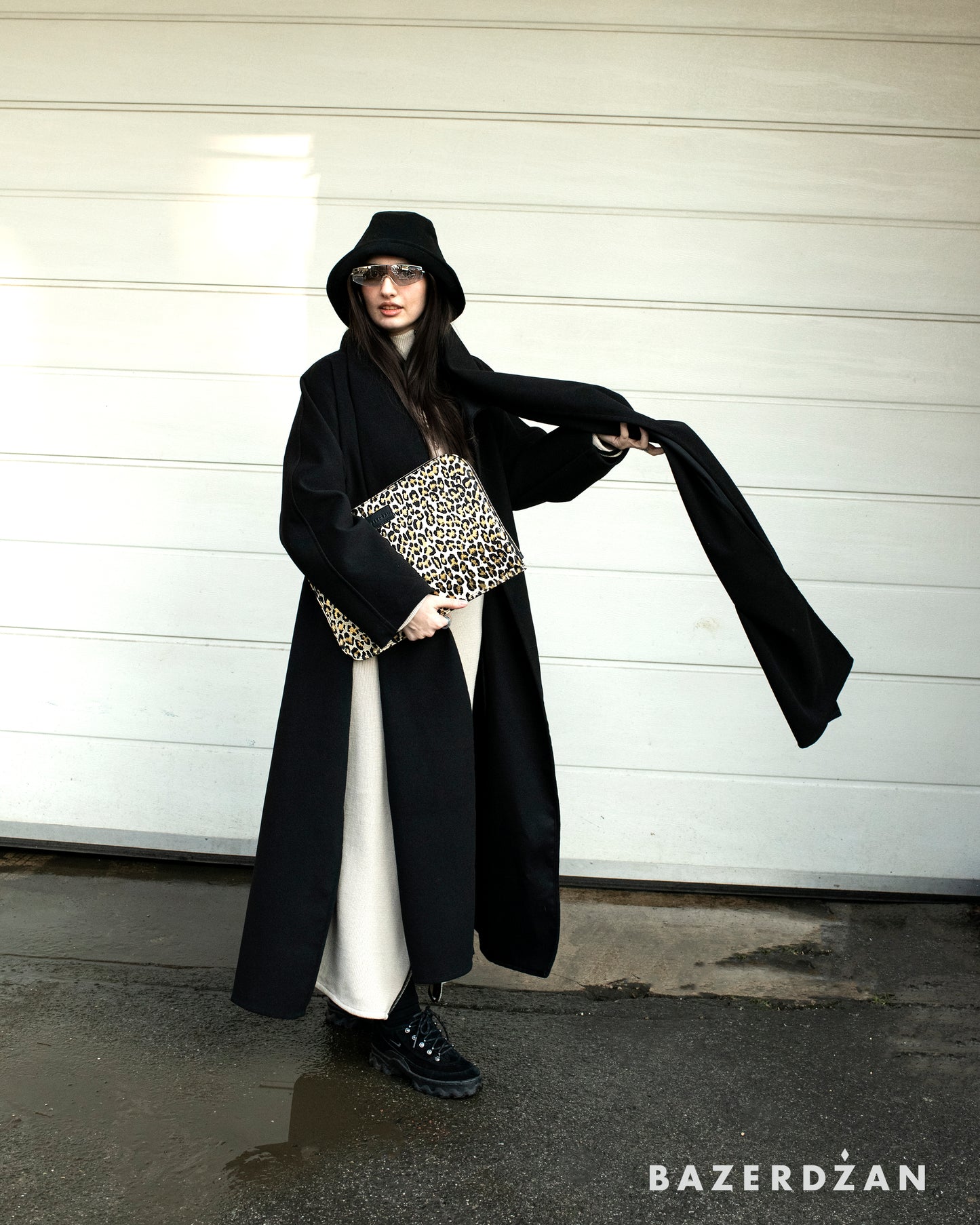 Cashmere Coat - Black by Bazerdzan Wear