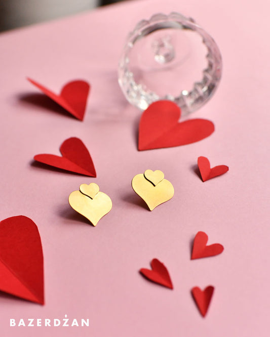 Heart Earrings by Natasha Rubis