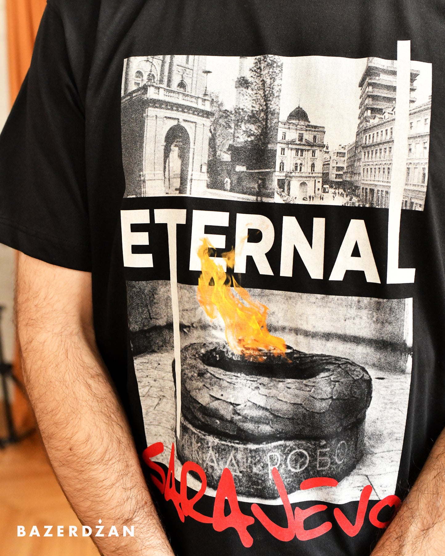 T-shirt Eternal Flame by Bazerdzan Wear