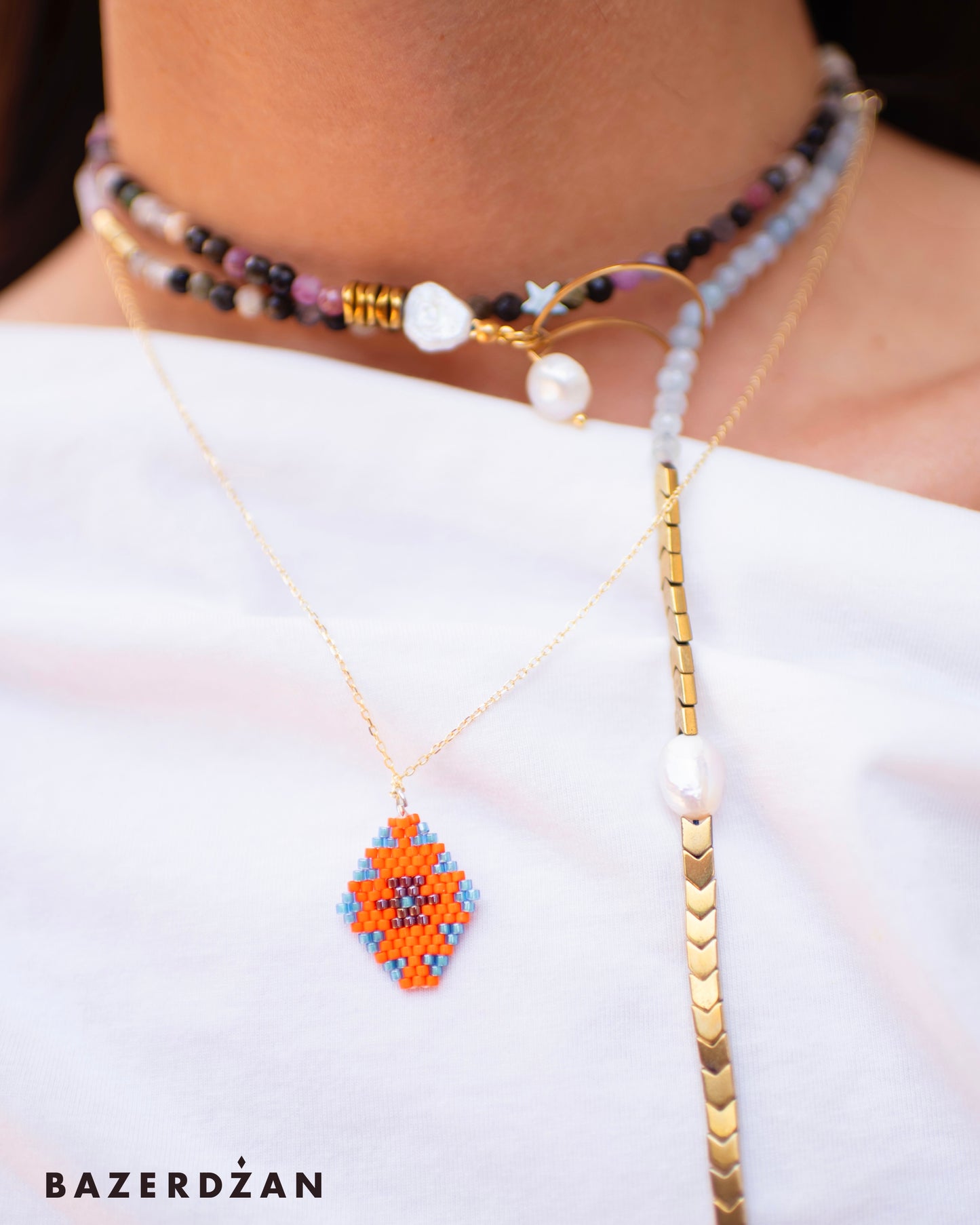 SAINT Handmade Miyuki beads necklace