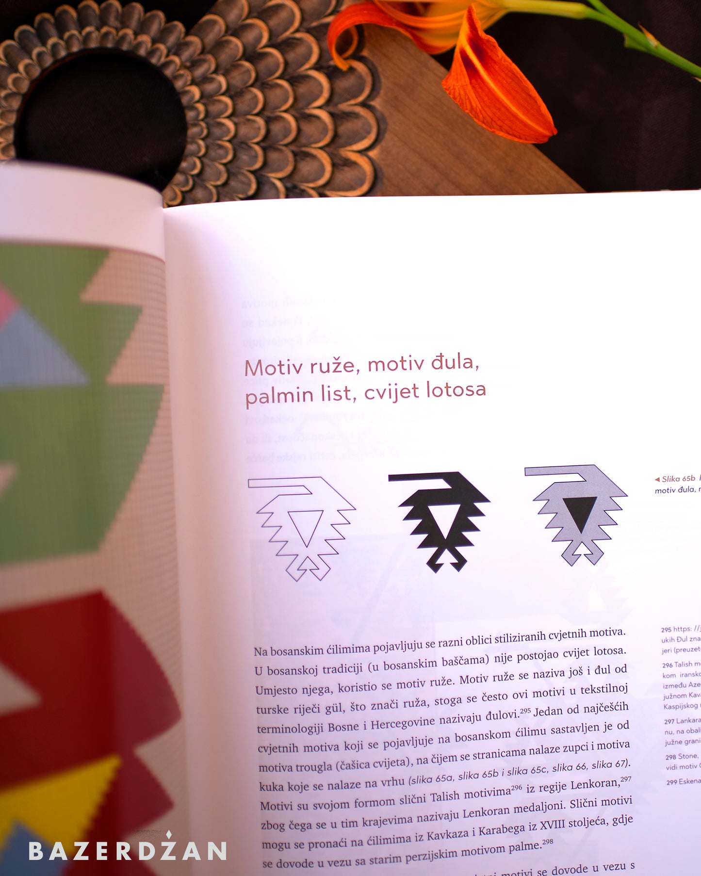 Book "The Spirit of the Bosnian Kilim" by Amila Smajović / Knjiga "Duh bosanskog ćilima" by Amila Smajović