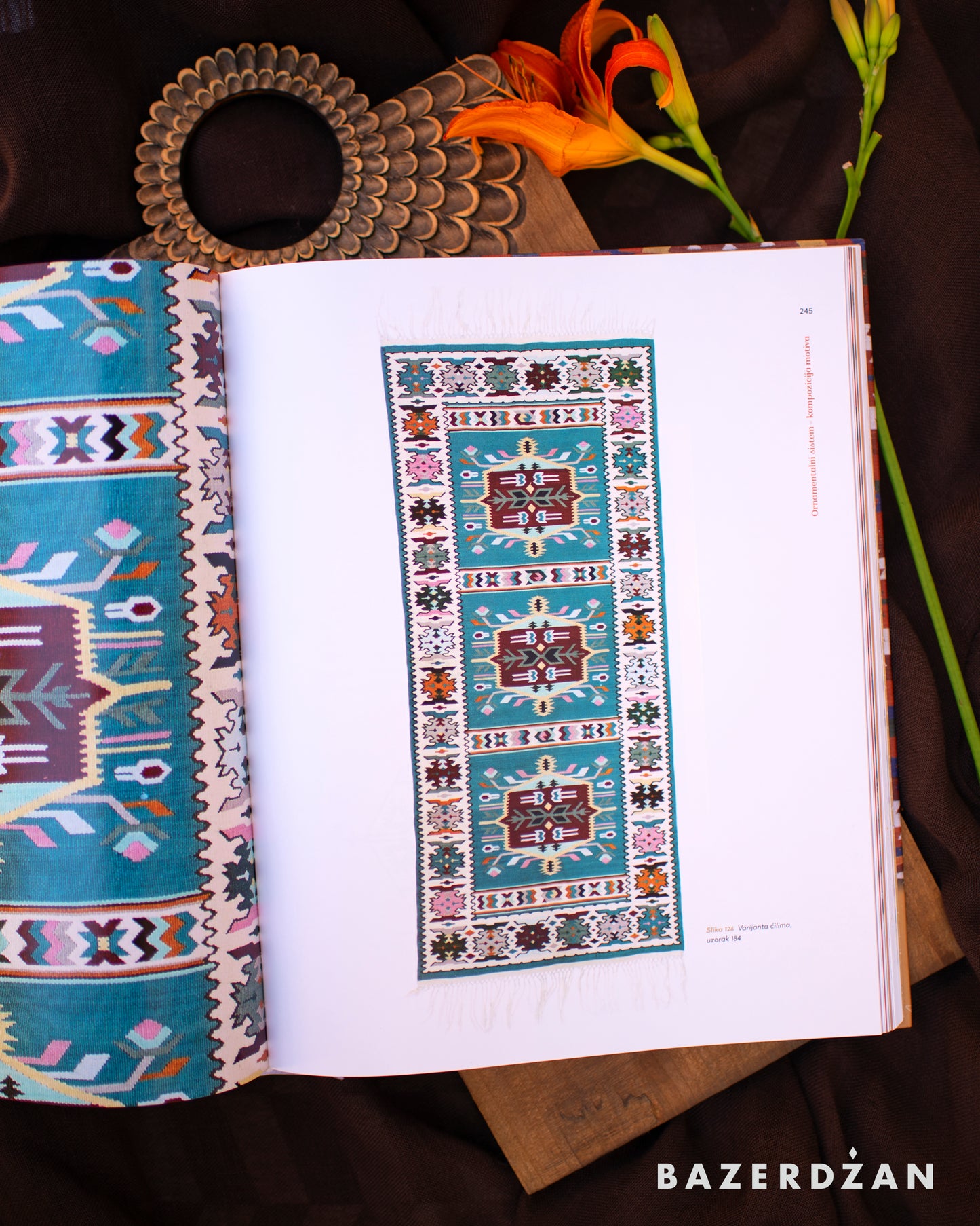 Book "The Spirit of the Bosnian Kilim" by Amila Smajović / Knjiga "Duh bosanskog ćilima" by Amila Smajović