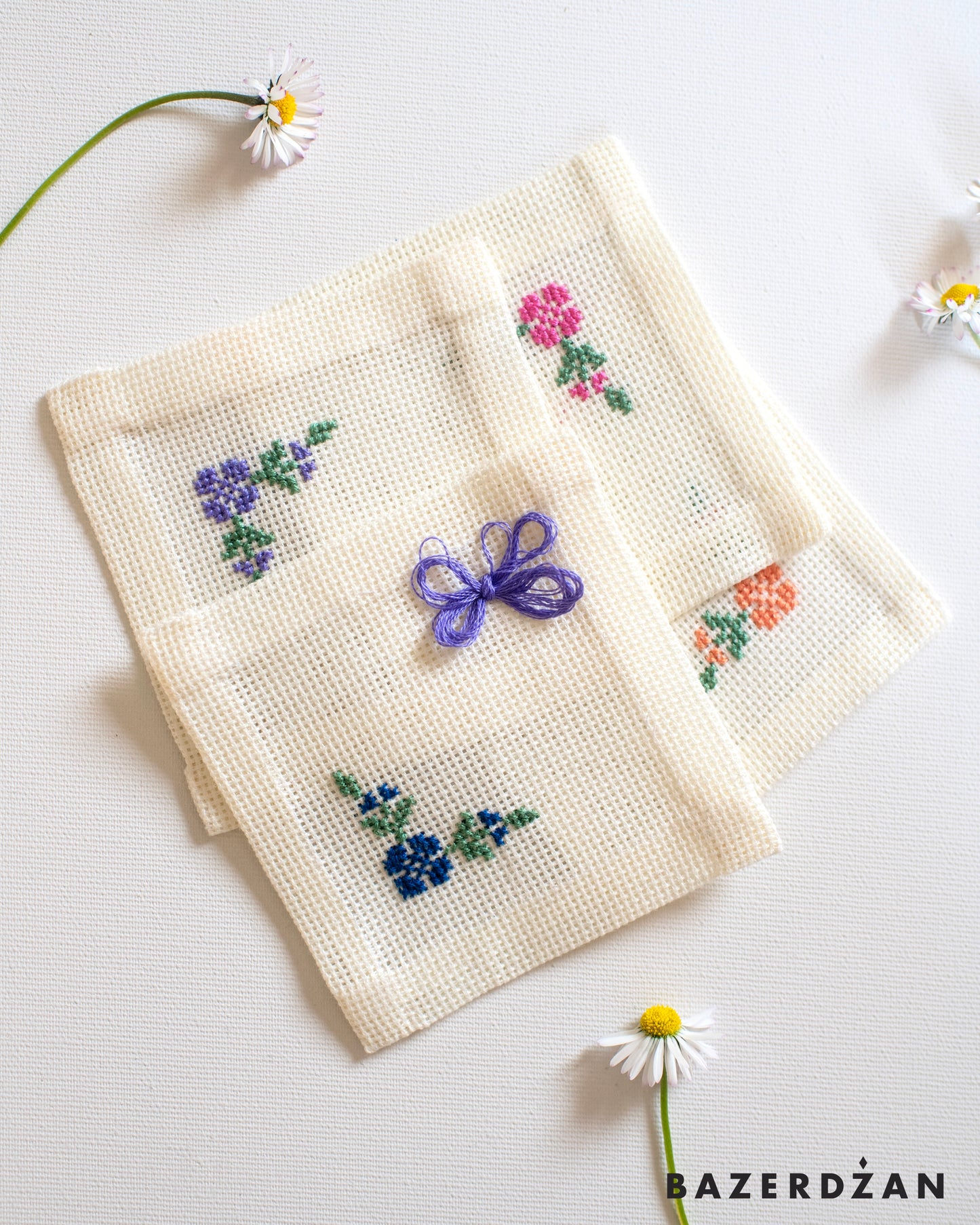 Embroidered Coasters by Grandma Dina - Bazerdzan