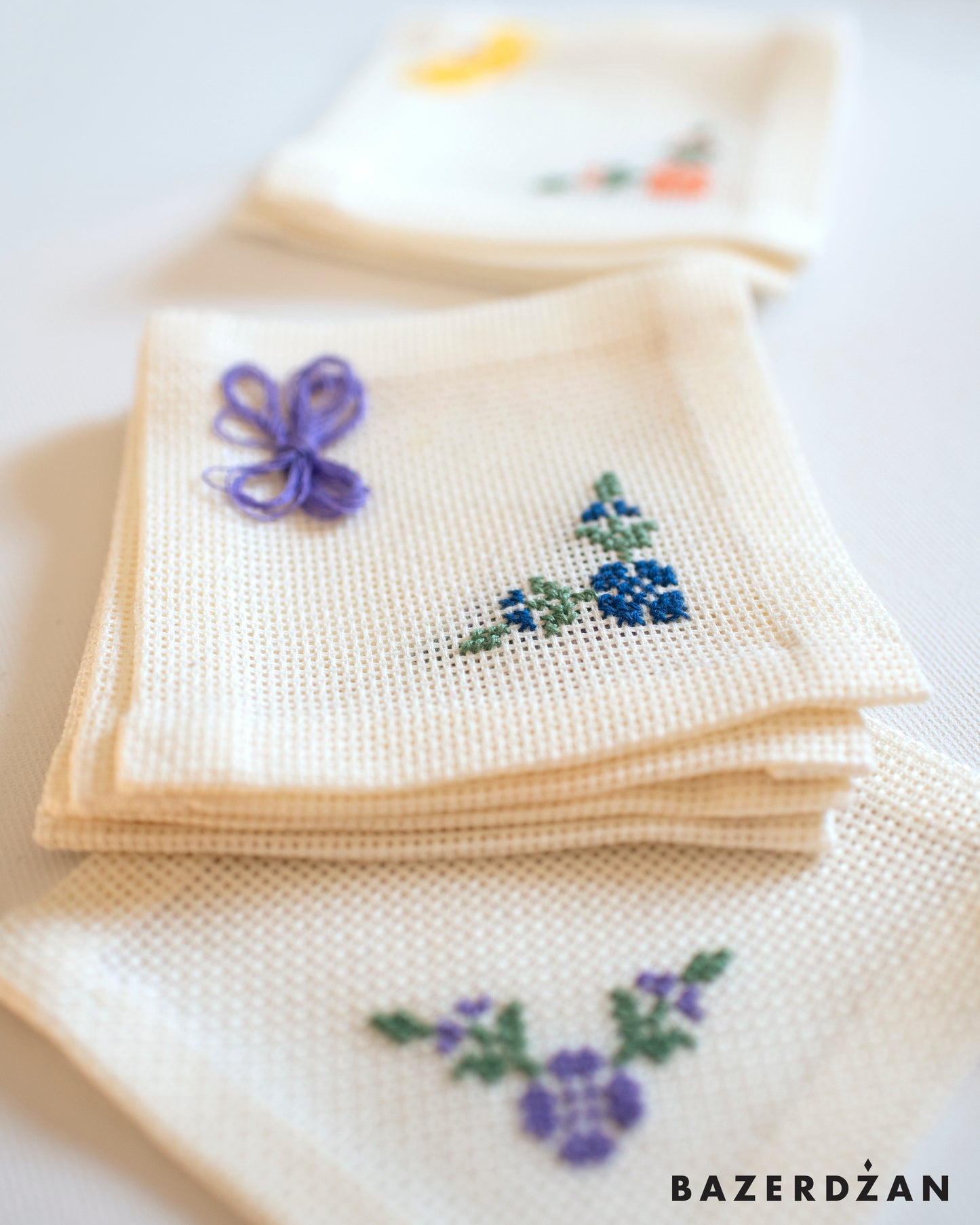 Embroidered Coasters by Grandma Dina - Bazerdzan
