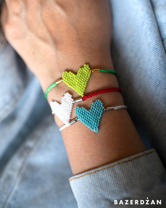 Miyuki Beads Heart Bracelet
