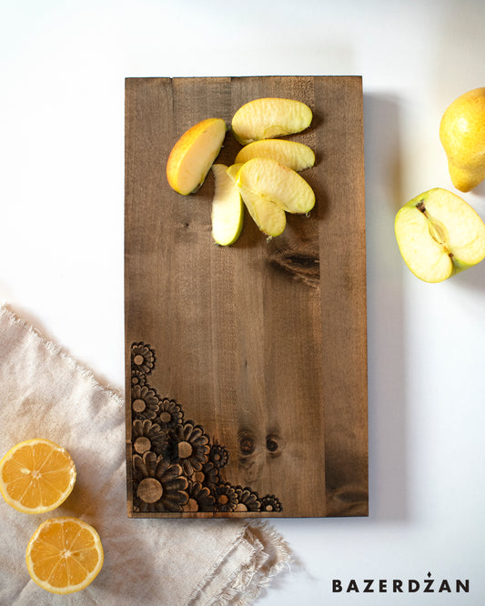 Hand Carved Wooden Board Cvat by Civilisation
