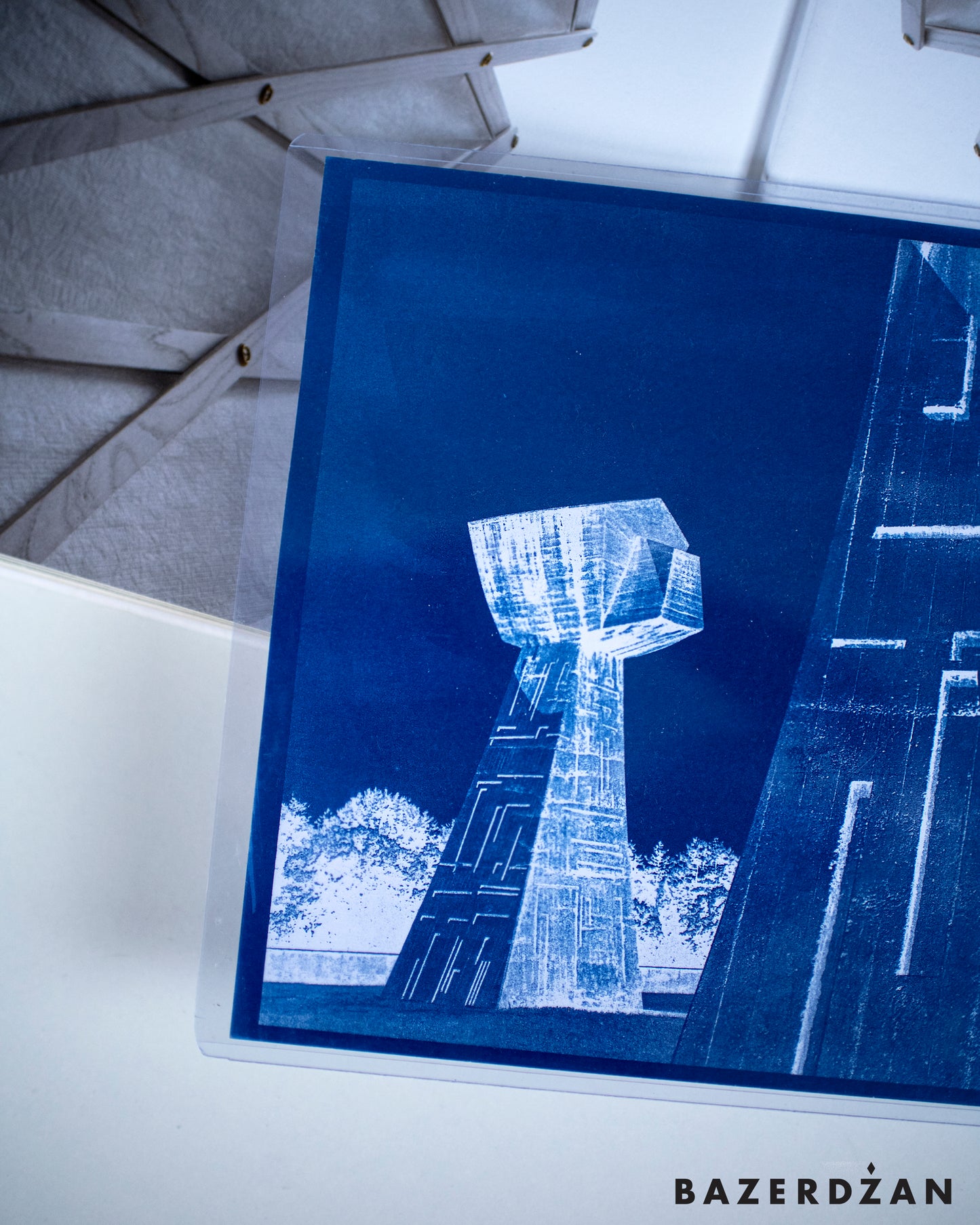 MONUMENT CYANOTYPE