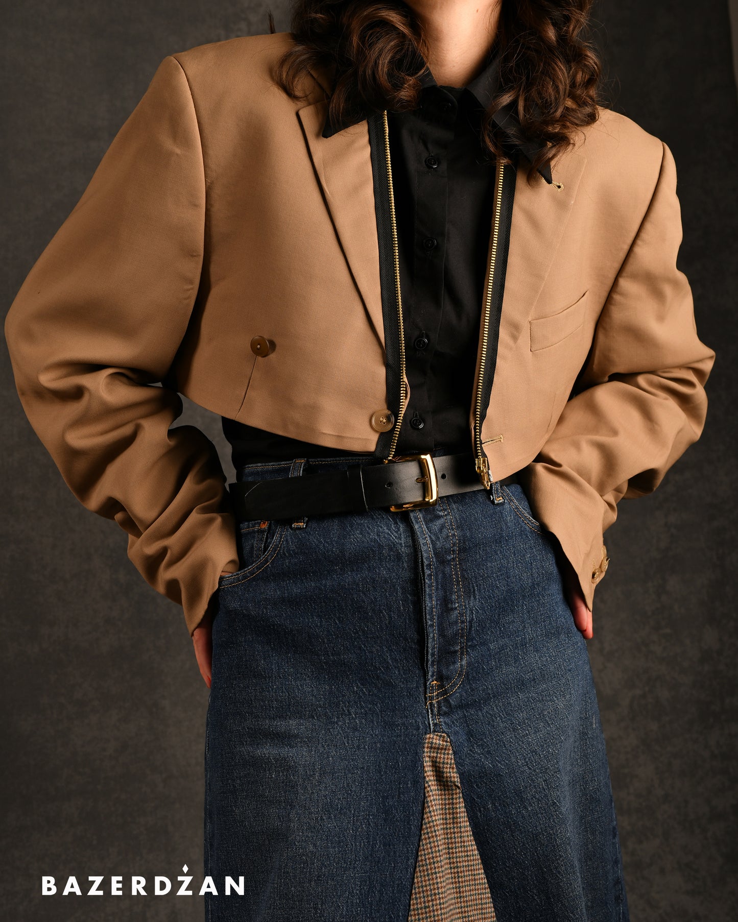 Thrift Flip Crop Blazer
