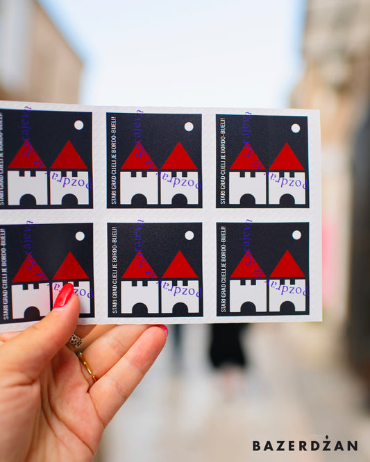 Sarajevo fan stickers by Neven