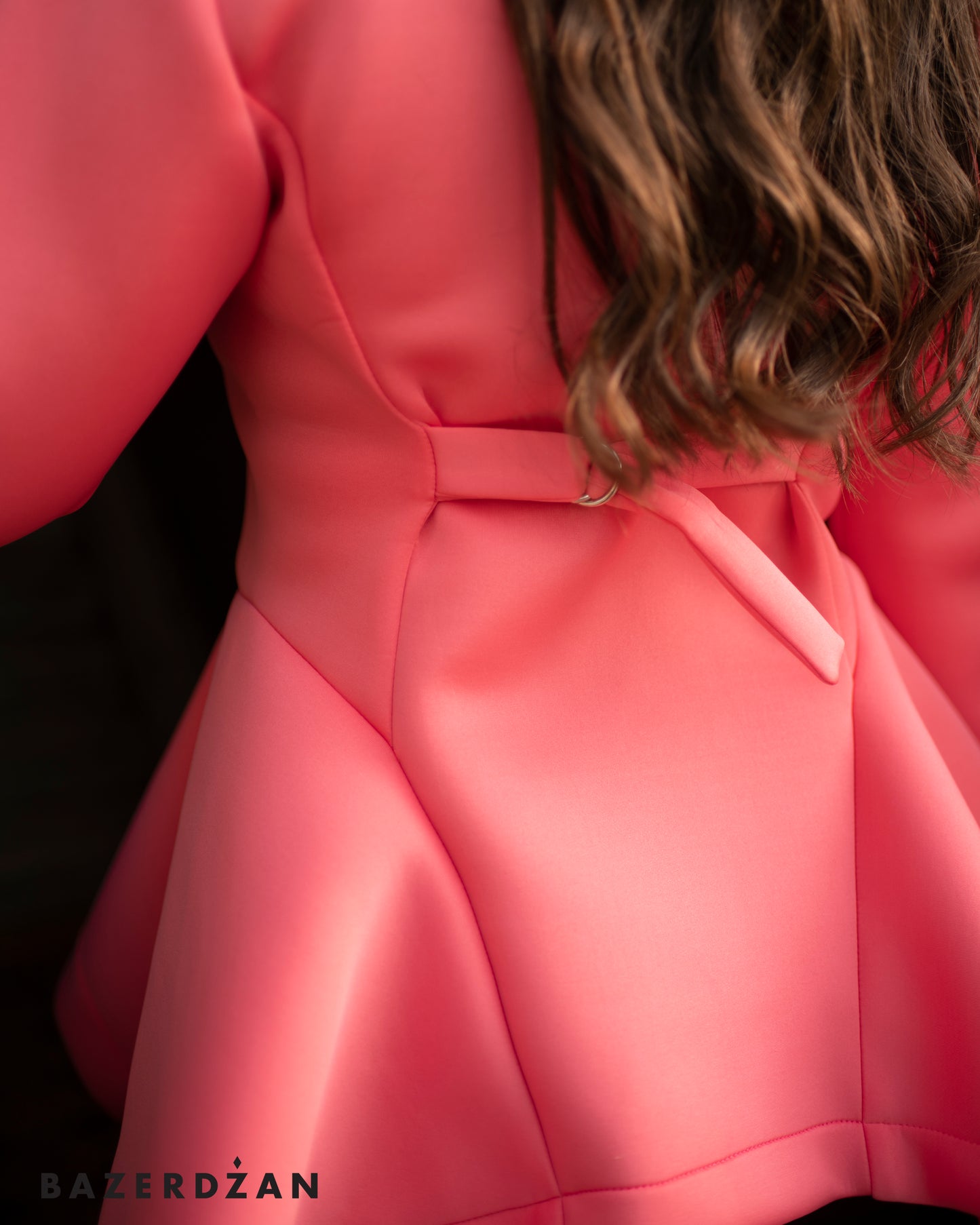 Vatra jacket in coral pink - Bazerdzan